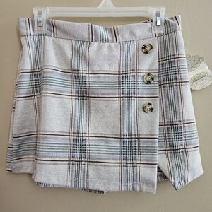 Altered State plaid skort, L I'm grey